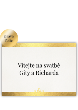 Svadobná uvítacia karta vo formáte A3. Blesková tvorba. - Full photo